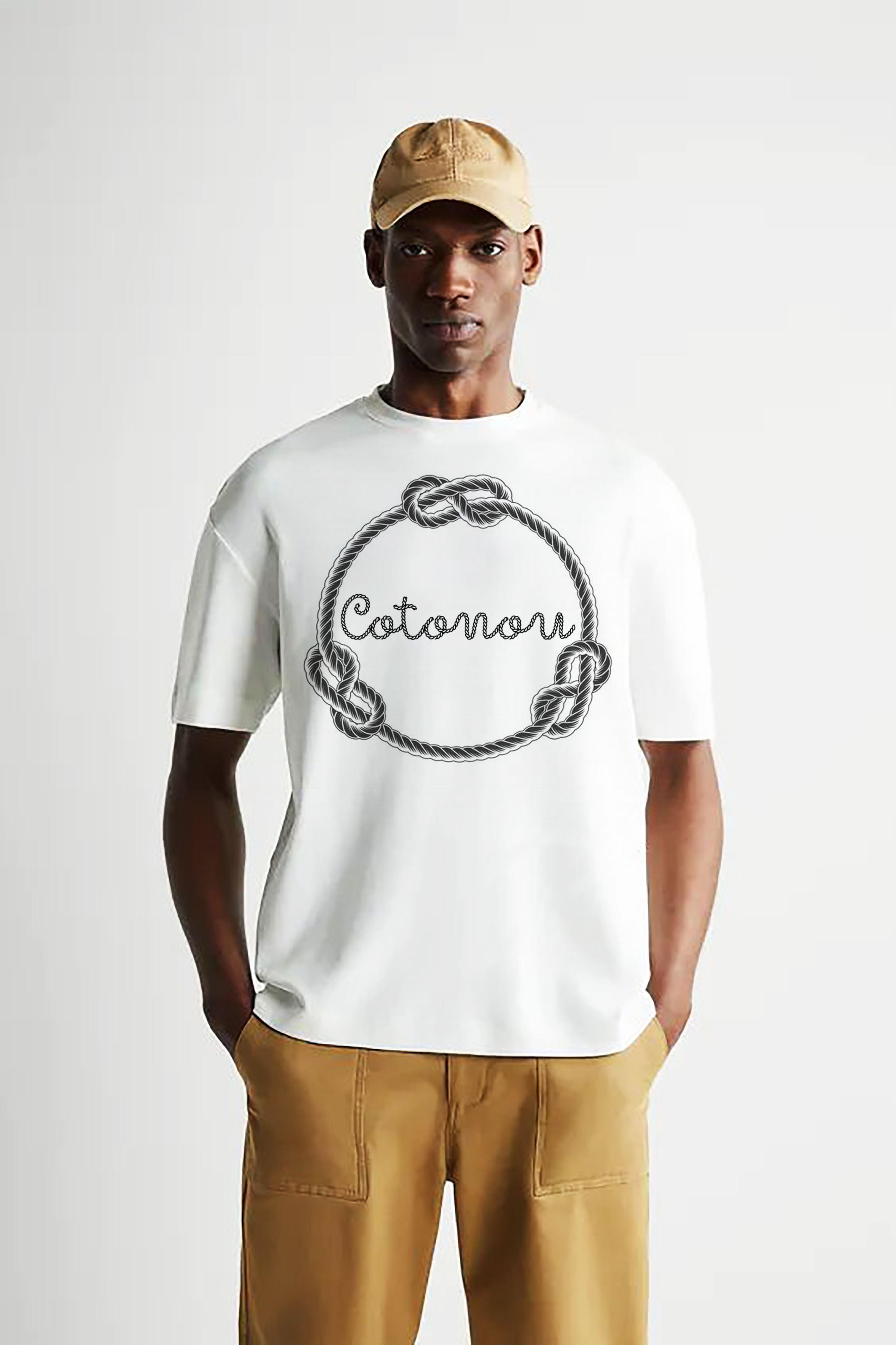 T-shirt COTONOU blanc